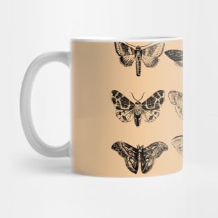 Moths Illustration Mug